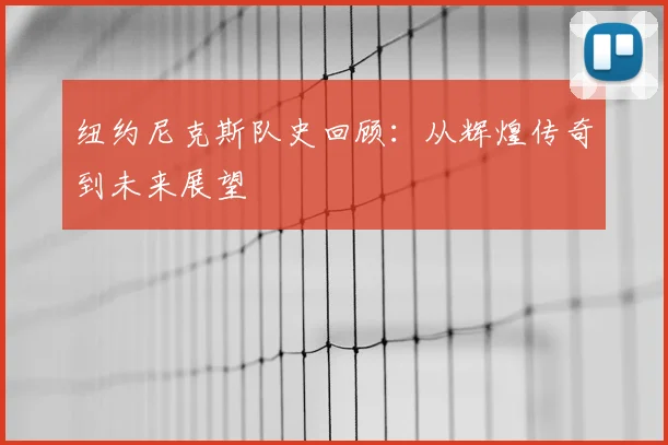 纽约尼克斯队史回顾:从辉煌传奇到未来展望